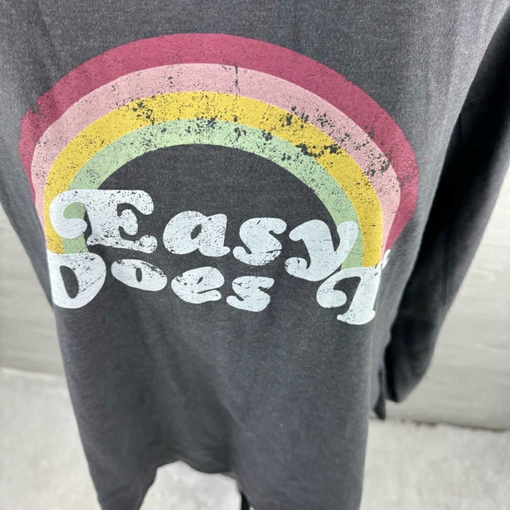 Wildfox Easy Does It Rainbow Statement Sweatshirt… - image 4